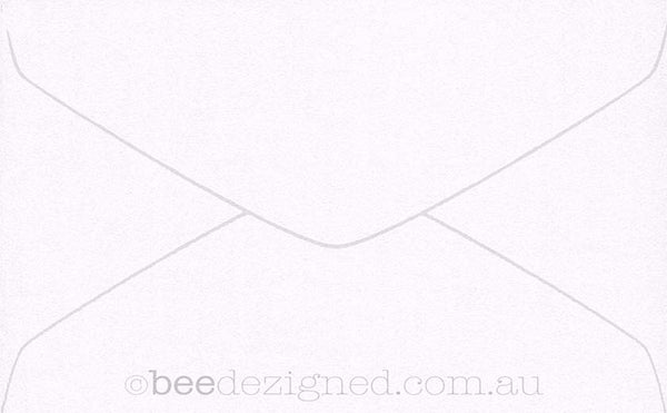 11B Envelopes Antique Metallic Bright White