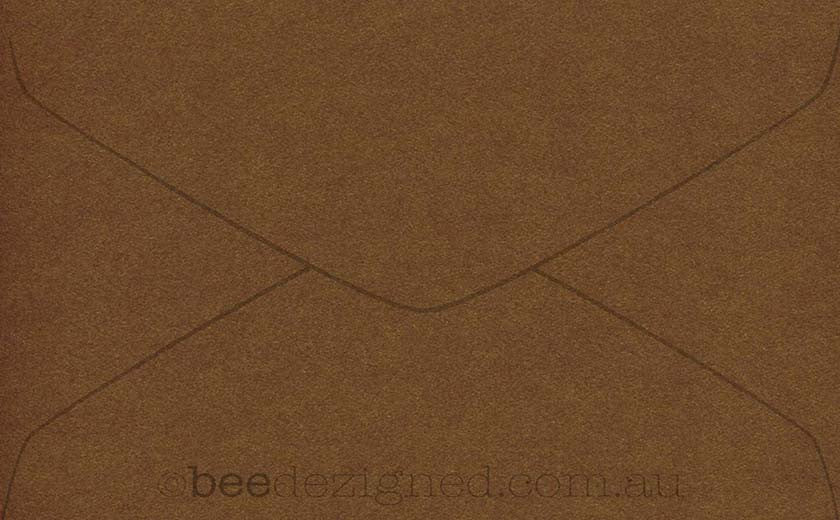 11B Envelopes Antique Metallic Cognac