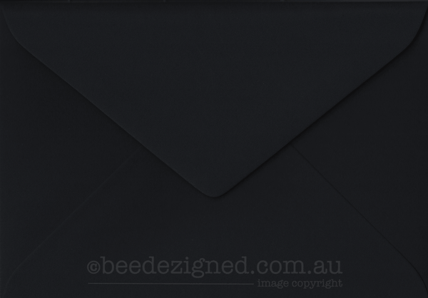 130x185mm Envelopes Spectrum Black