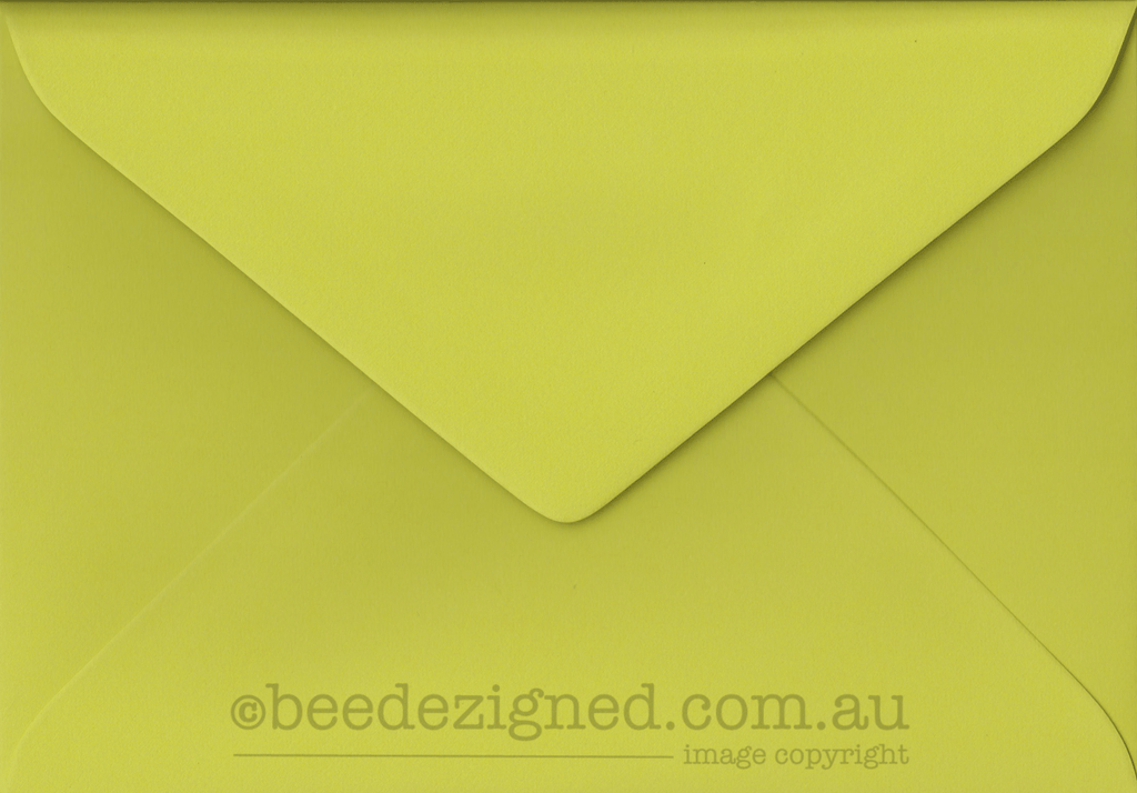 130x185mm Envelopes Spectrum Lime Green Box