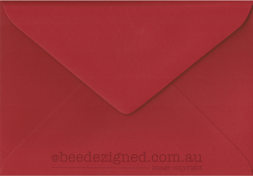 130x185mm Envelopes Spectrum Red