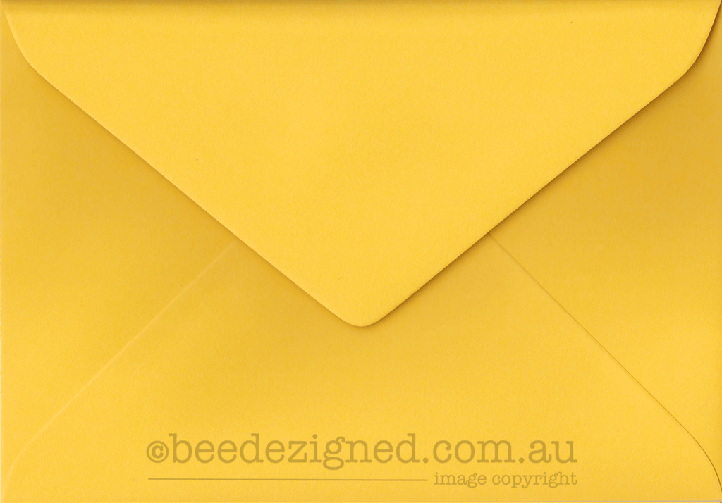 130x185mm Envelopes Spectrum Yellow