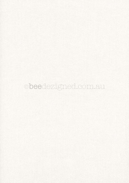A4 Card Antique Metallic White Mist