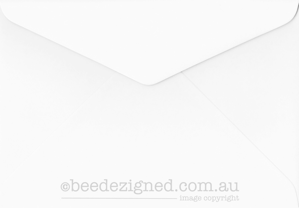 C6 Envelopes Gmund 100% Cotton Max White 110gsm : Banker Lick Stick