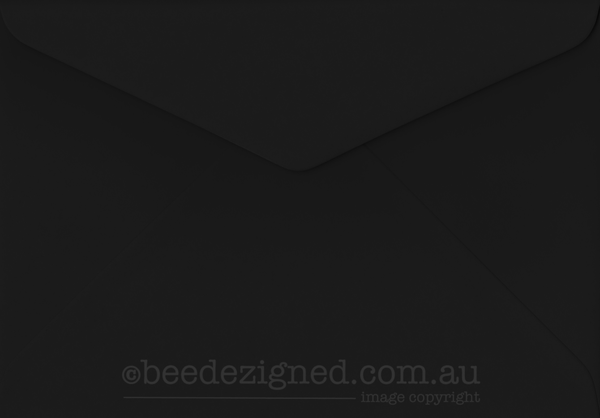 C6 Envelopes Spectrum Black 120gsm : Banker Lick Stick