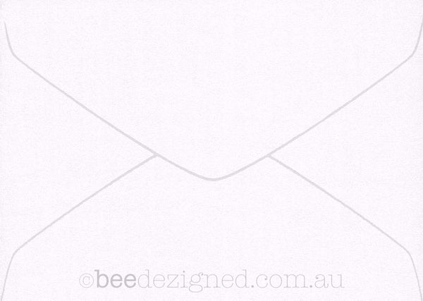 C5 Envelopes Antique Metallic Bright White