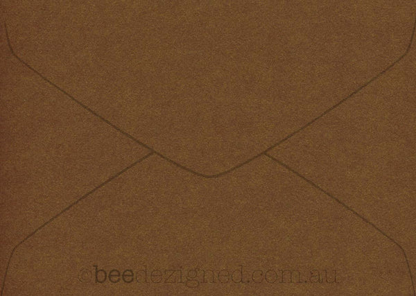 C5 Envelopes Antique Metallic Cognac