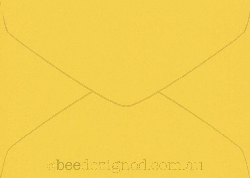C5 Envelopes Spectrum Bright Yellow 120gsm Banker Lick Stick