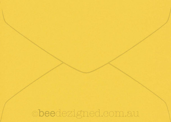 C5 Envelopes Spectrum Bright Yellow 120gsm Banker Lick Stick