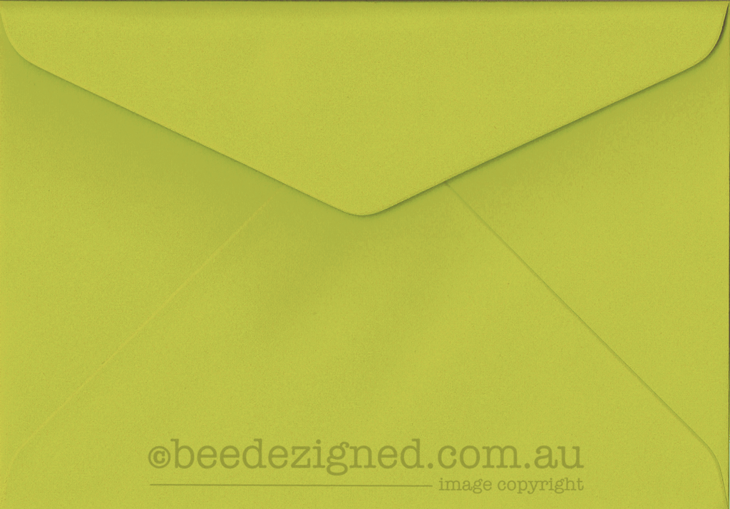 C5 Envelopes Spectrum Lime Green 120gsm Banker Lick Stick