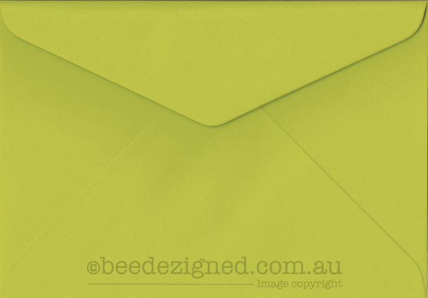 C5 Envelopes Spectrum Lime Green 120gsm Banker Lick Stick