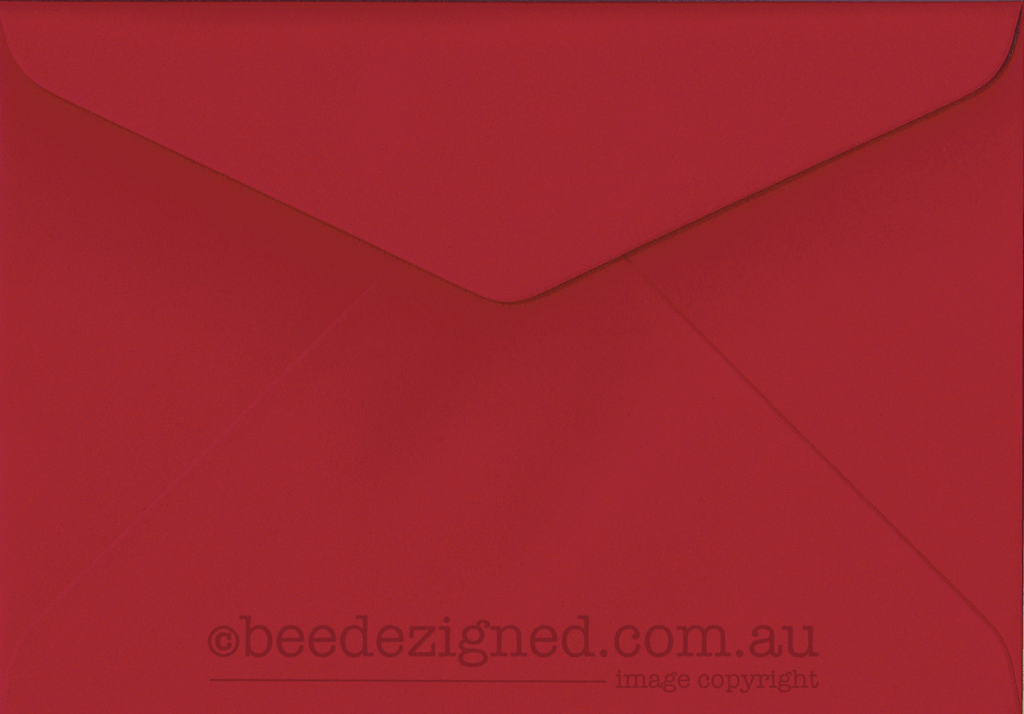 C5 Envelopes Spectrum Red 120gsm Banker Lick Stick
