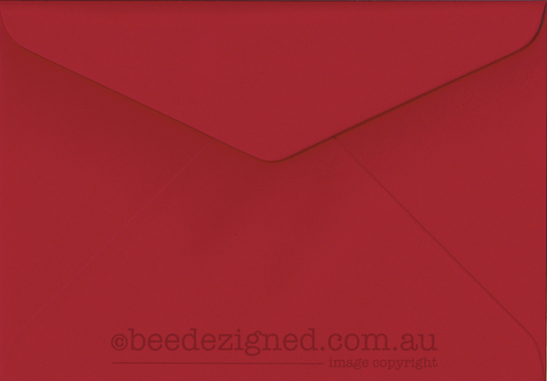 C5 Envelopes Spectrum Red 120gsm Banker Lick Stick