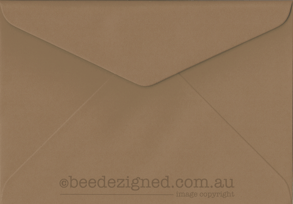 C6 Envelopes Spectrum Natural Tan 120gsm : Banker Lick Stick