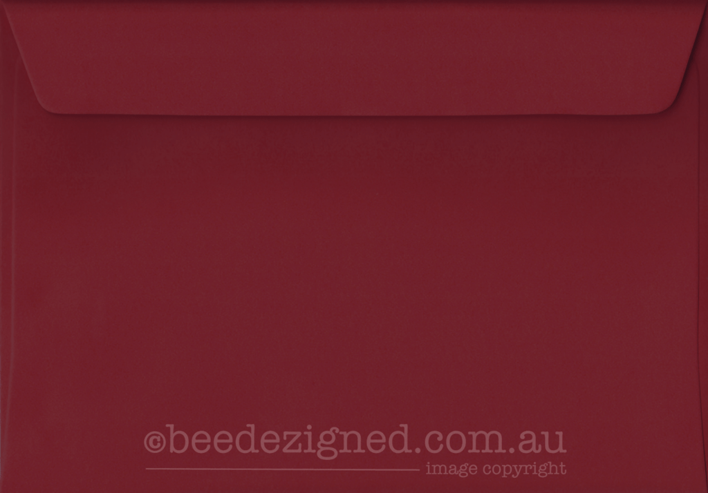 C5 Envelopes Spectrum Deep Red 120gsm Wallet Peel Seal