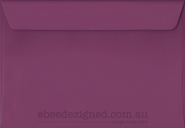 C6 Envelopes Spectrum Plum Jam 120gsm : Wallet Peel Seal
