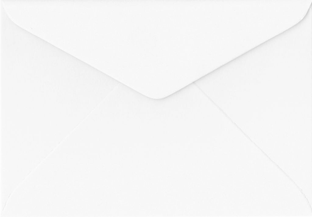 C6 Envelopes Aura Bright White Recycled 120gsm : Banker Lick Stick
