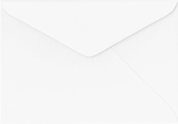 C6 Envelopes Aura Bright White Recycled 120gsm : Banker Lick Stick