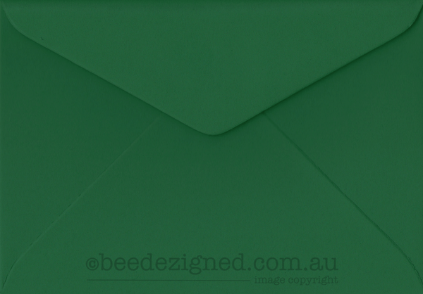 C6 Envelopes Aura Dark Green Recycled 120gsm : Banker Lick Stick
