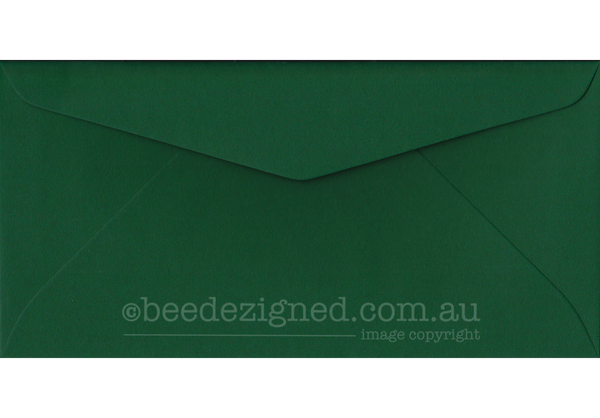 DL Envelopes Aura Dark Green Recycled 120gsm : Banker Lick Stick
