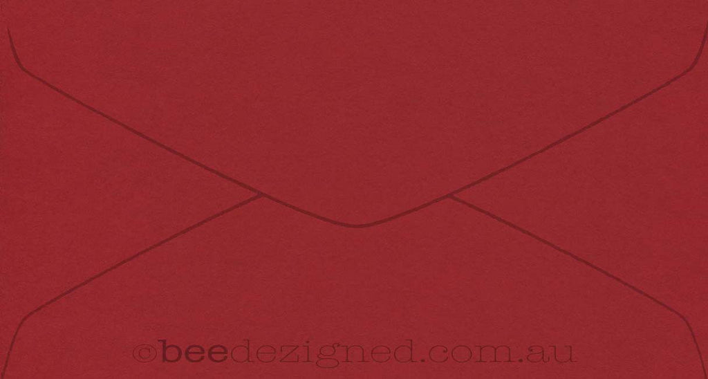 DL Envelopes Aura Red :: Recycled