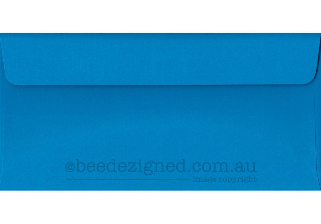 DL Envelopes Spectrum Electric Blue 120gsm : Wallet Peel Seal