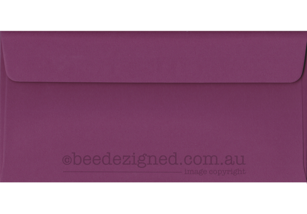 DL Envelopes Spectrum Plum Jam 120gsm : Wallet Peel Seal