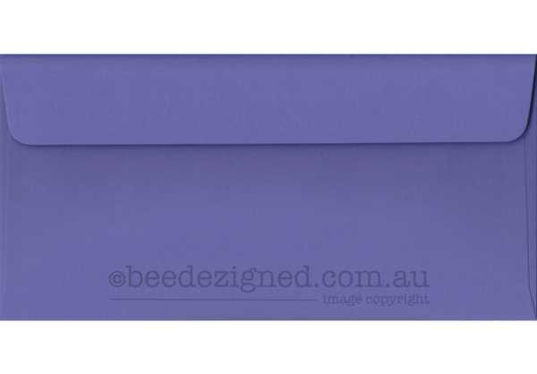 DL Envelopes Spectrum Purple Violet 120gsm : Wallet Peel Seal BOX (400)