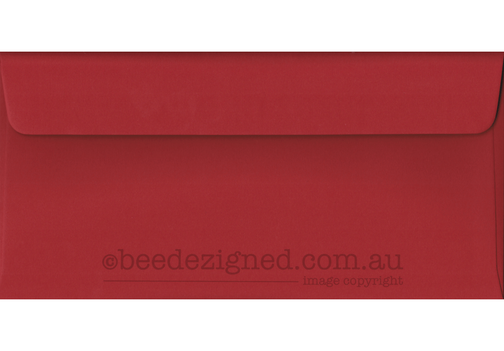 DL Envelopes Spectrum Red 120gsm : Wallet Peel Seal