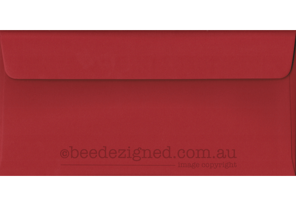 DL Envelopes Spectrum Red 120gsm : Wallet Peel Seal BOX (400)