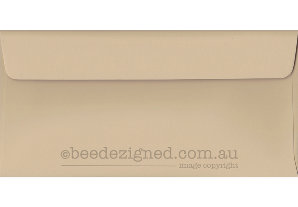 DL Envelopes Spectrum Sandstone 120gsm : Wallet Peel Seal