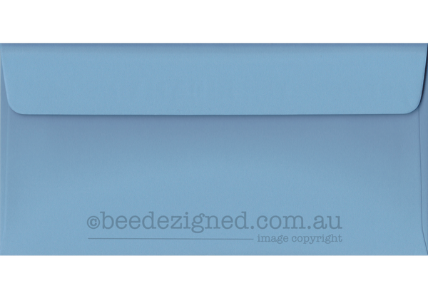 DL Envelopes Spectrum Sky Blue 120gsm : Wallet Peel Seal BOX (400)