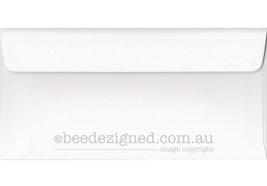 DL Envelopes Spectrum White 120gsm : Wallet Peel Seal