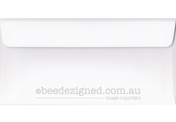 DL Envelopes Spectrum White 120gsm : Wallet Peel Seal