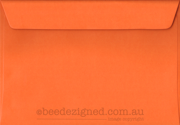 C6 Envelopes Spectrum Bright Orange 120gsm : Wallet Peel Seal