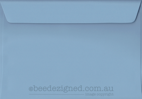C6 Envelopes Spectrum Sky Blue 120gsm : Wallet Peel Seal BOX (450)