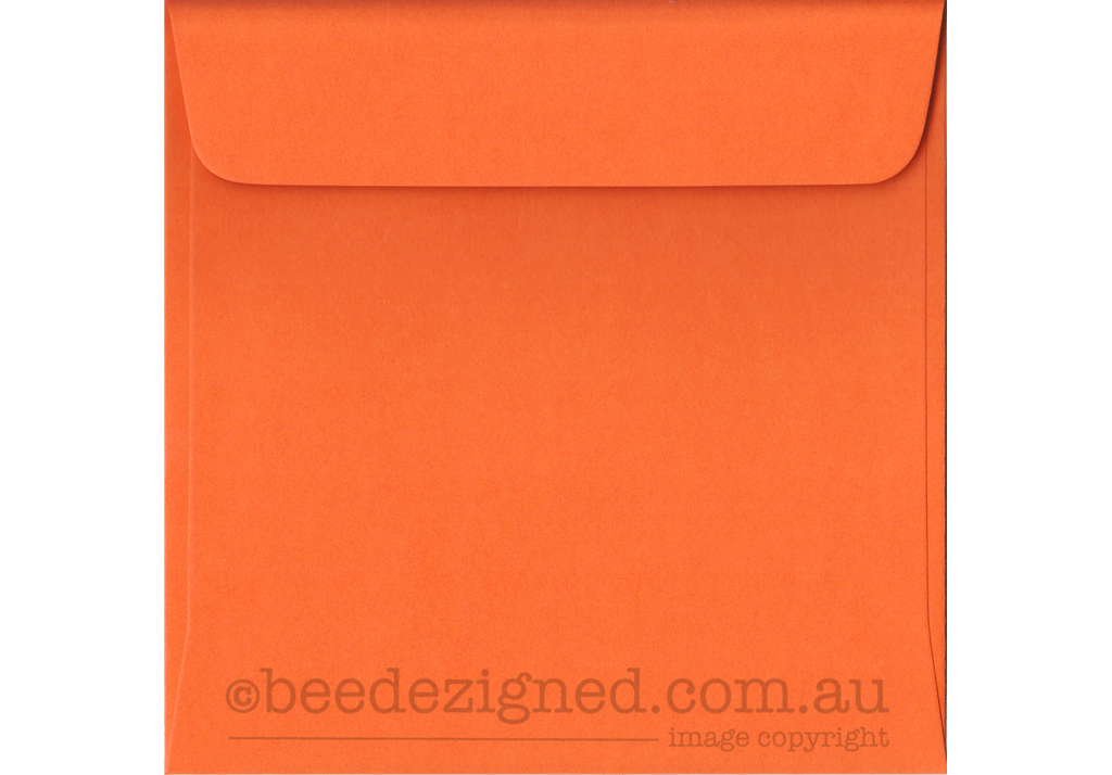 Square Envelopes Spectrum Orange 160mm Wallet