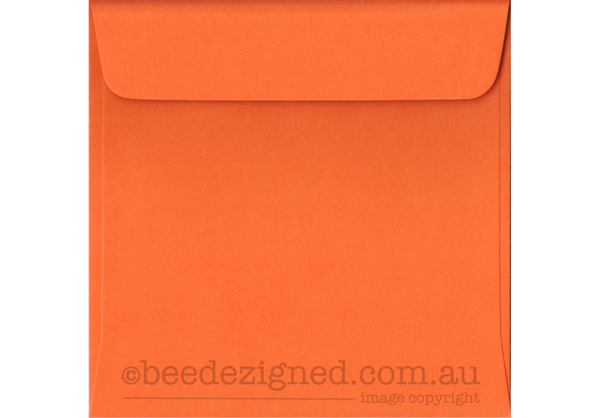 Square Envelopes Spectrum Orange 160mm Wallet