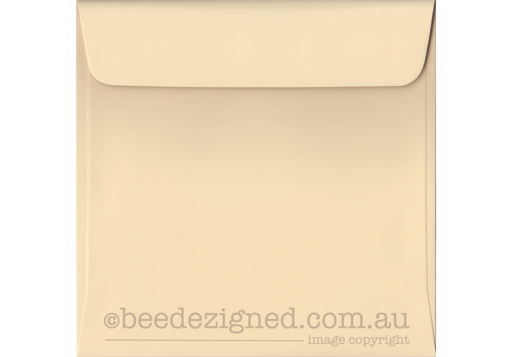 Square Envelopes Spectrum Cream 160mm Box