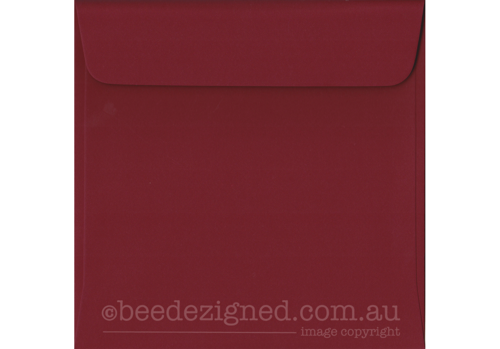 Square Envelopes Spectrum Deep Red 160mm Wallet