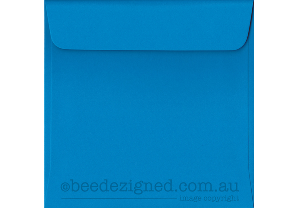 Square Envelopes Spectrum Electric Blue 160mm Box