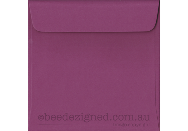 160mm Square Envelopes Spectrum Plum Jam 120gsm Wallet