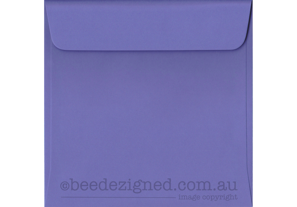 160mm Square Envelopes Spectrum Purple Violet 120gsm Box