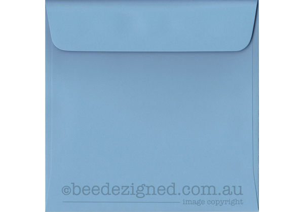 160mm Square Envelopes Spectrum Sky Blue 120gsm Box
