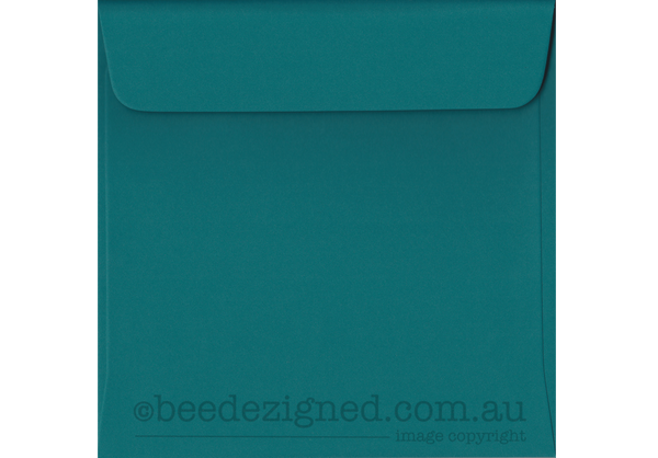 160mm Square Envelopes Spectrum Teal 120gsm Box