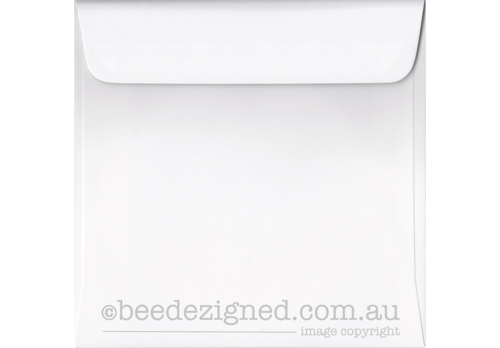 160mm Square Envelopes Spectrum White 120gsm Wallet