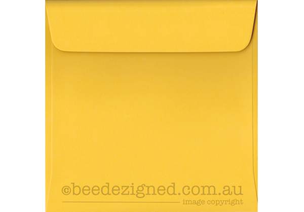 Square Envelopes Spectrum Yellow 160mm