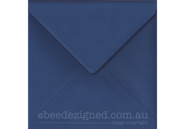 160mm Square Envelopes Spectrum Navy 120gsm Banker