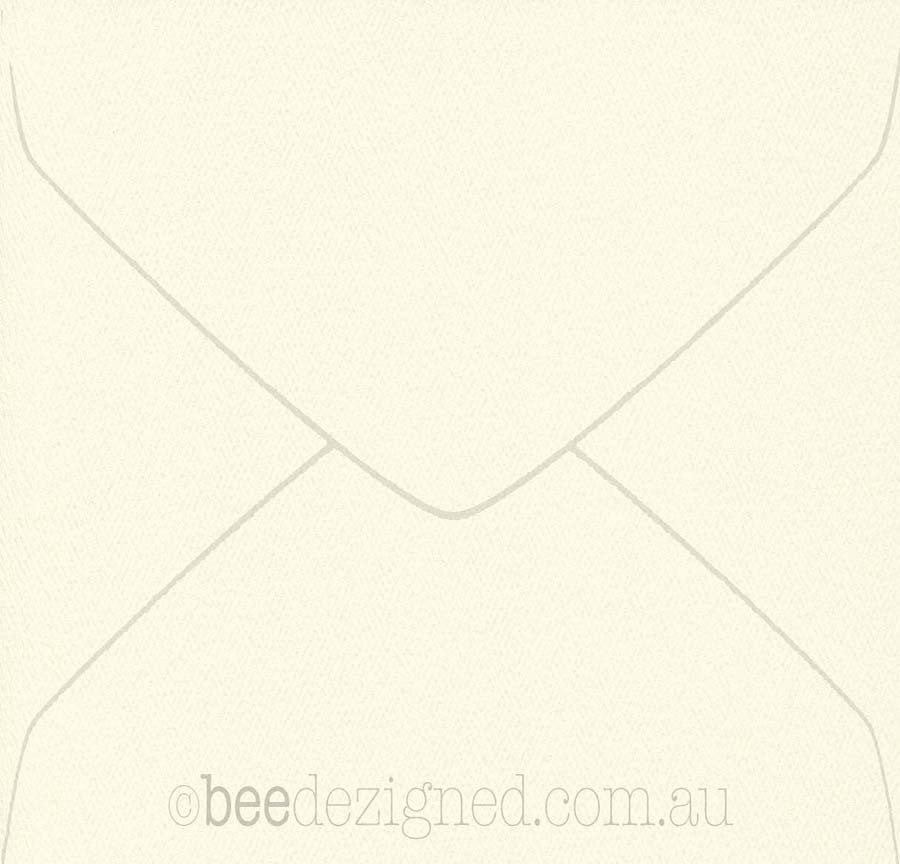 Square Envelopes Letterhead Felt Cream 160mm
