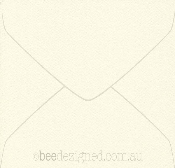 Square Envelopes Letterhead Felt Cream 160mm